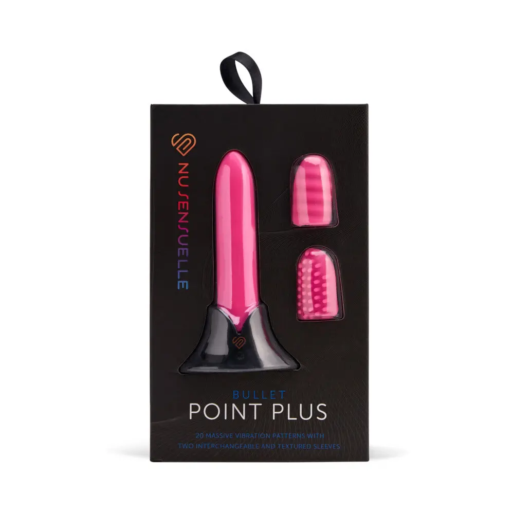 Nu Sensuelle Point Plus Bullet With Sleeves Pink 1