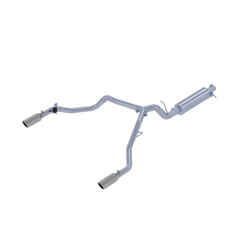 Mbrp 19-20 Ford Ranger 2.3L T304 3In Dual Split Rear Outlet 4In Od Tips Cat Back Exhaust 1