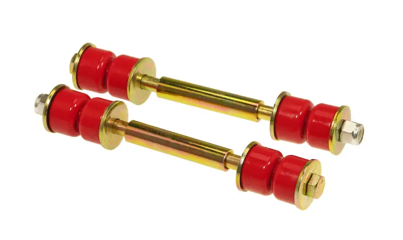 Prothane Universal End Link Set - 4 1/2In Mounting Length - Red 1