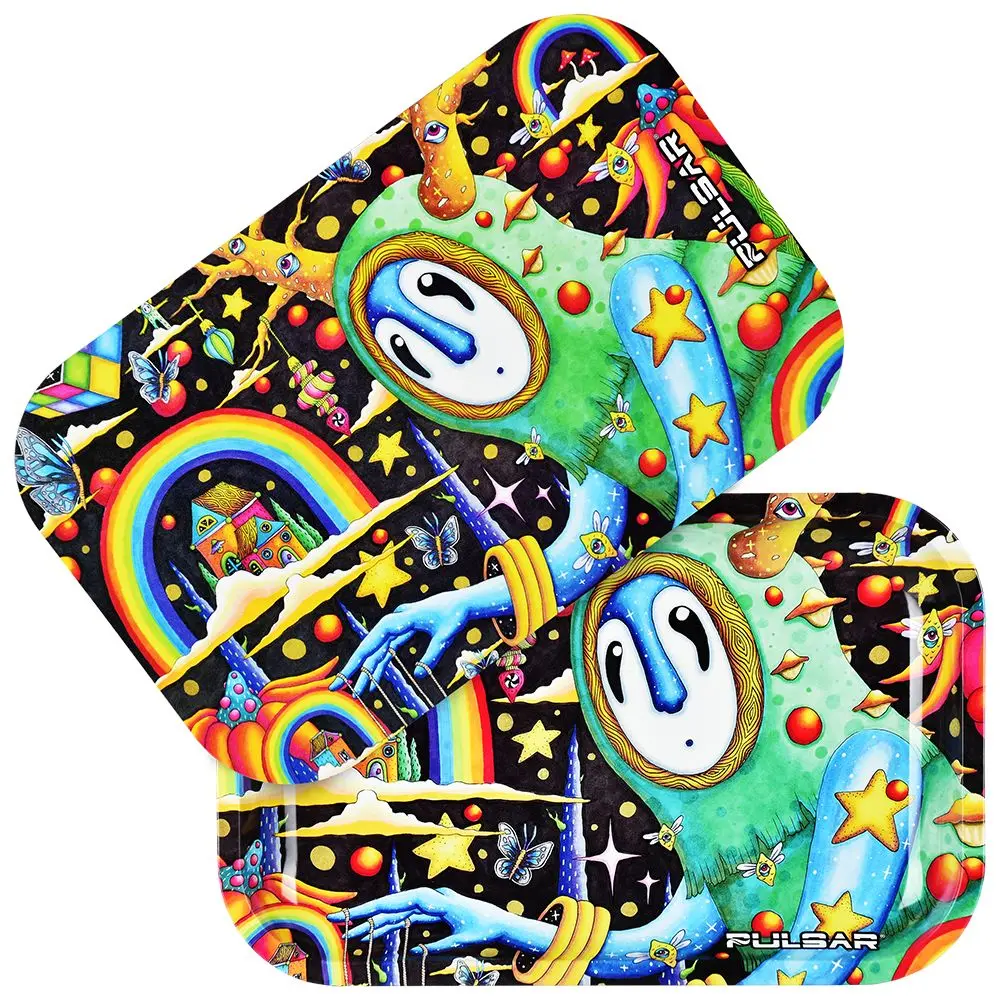Pulsar Rolling Tray & Lid Kit - The World Was Mad / 11"X7" 1