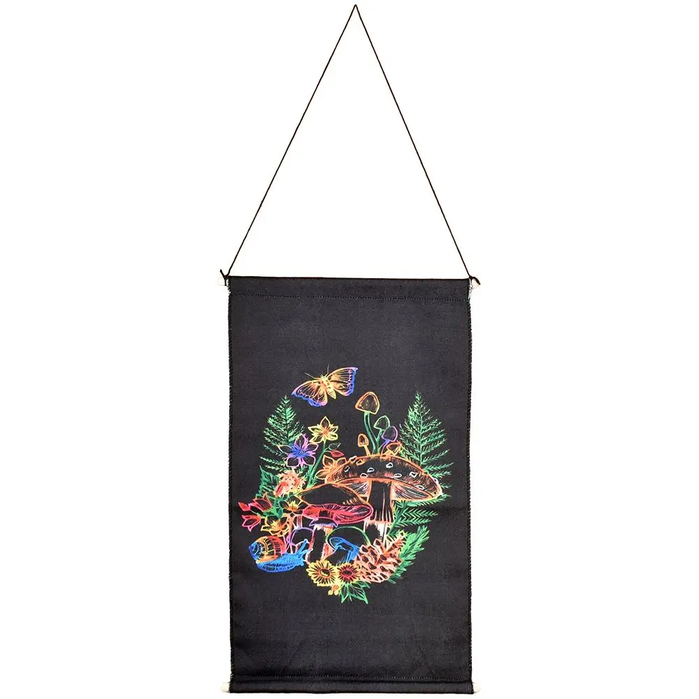 Threadheads Cosmic Mushroom Wall Hanging - 18" X 11" 1