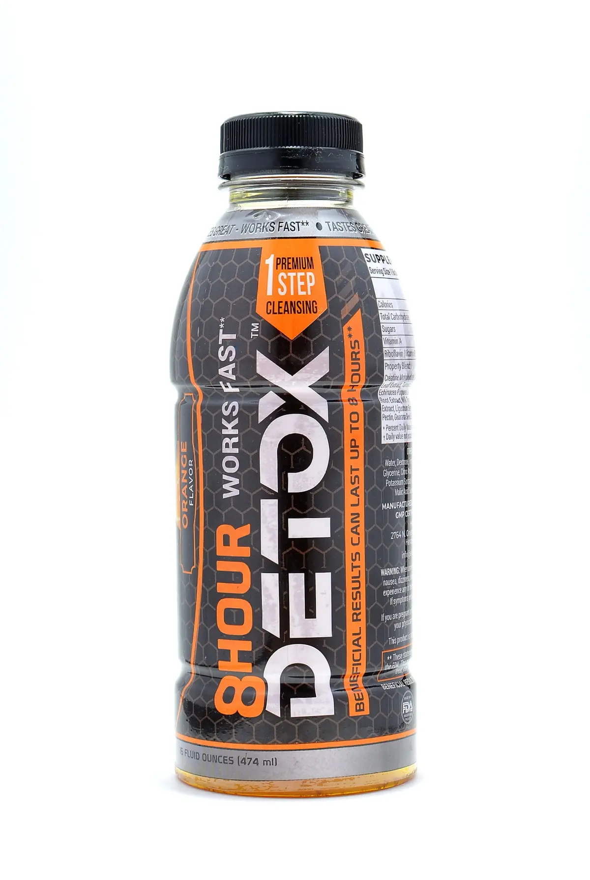 8 Hour Detox 16Oz - Orange 1