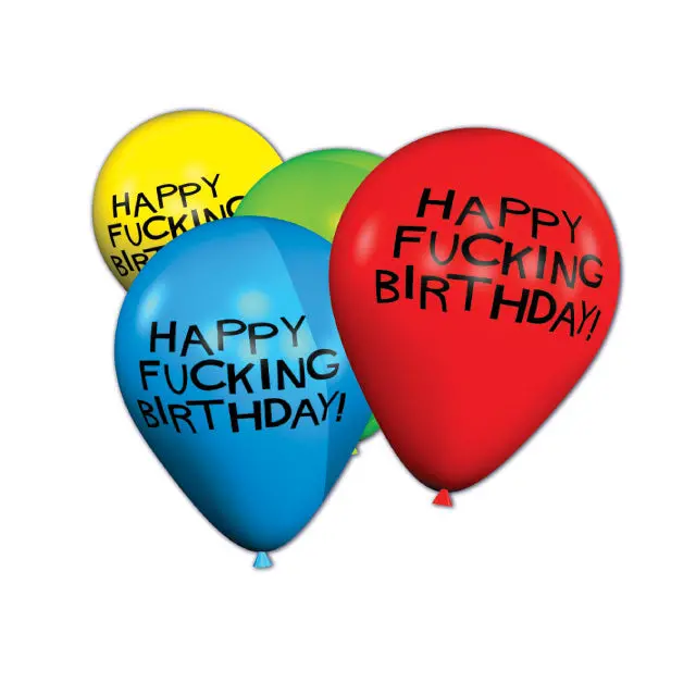 X-Rated Birthday Ballons 1