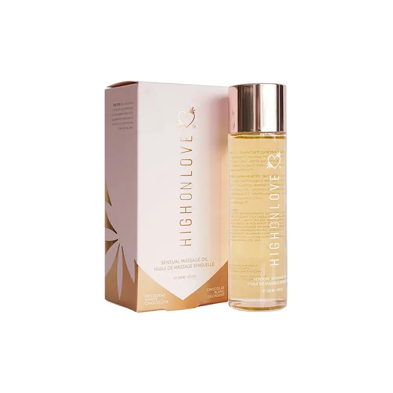 Highonlove Massage Oil Decadent White Chocolate 1