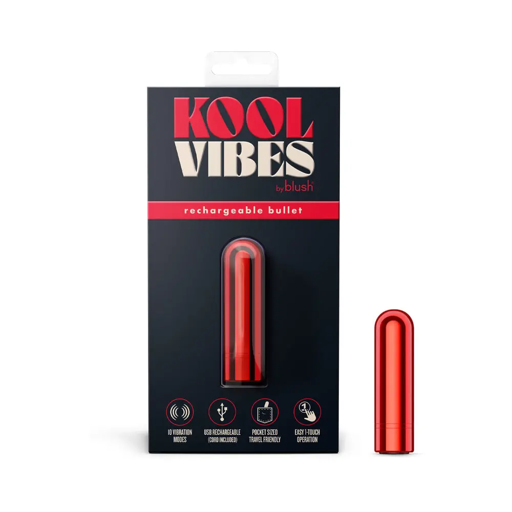 Kool Vibes Rechargeable Mini Bullet Cherry 1