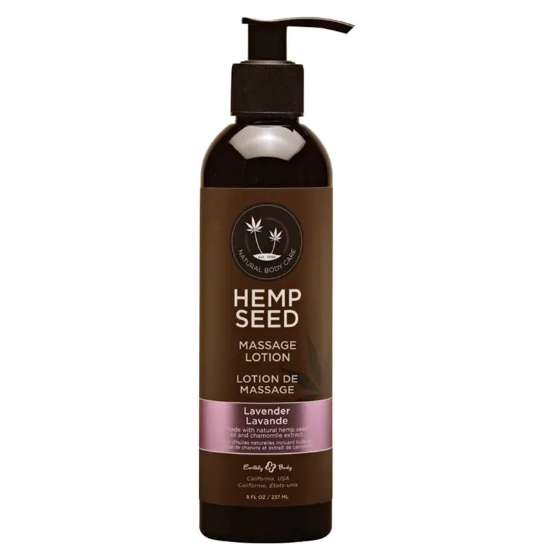 Earthly Body Massage Lotion Lavender 8Oz 1