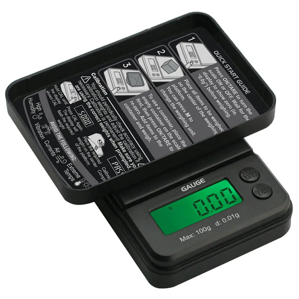 Truweigh Gauge Digital Mini Scale | 100G X 0.01G 1