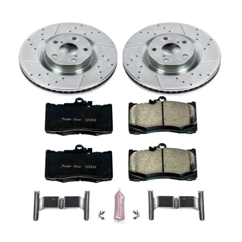 Power Stop 13-19 Lexus Gs350 Front Z23 Evolution Sport Brake Kit 1