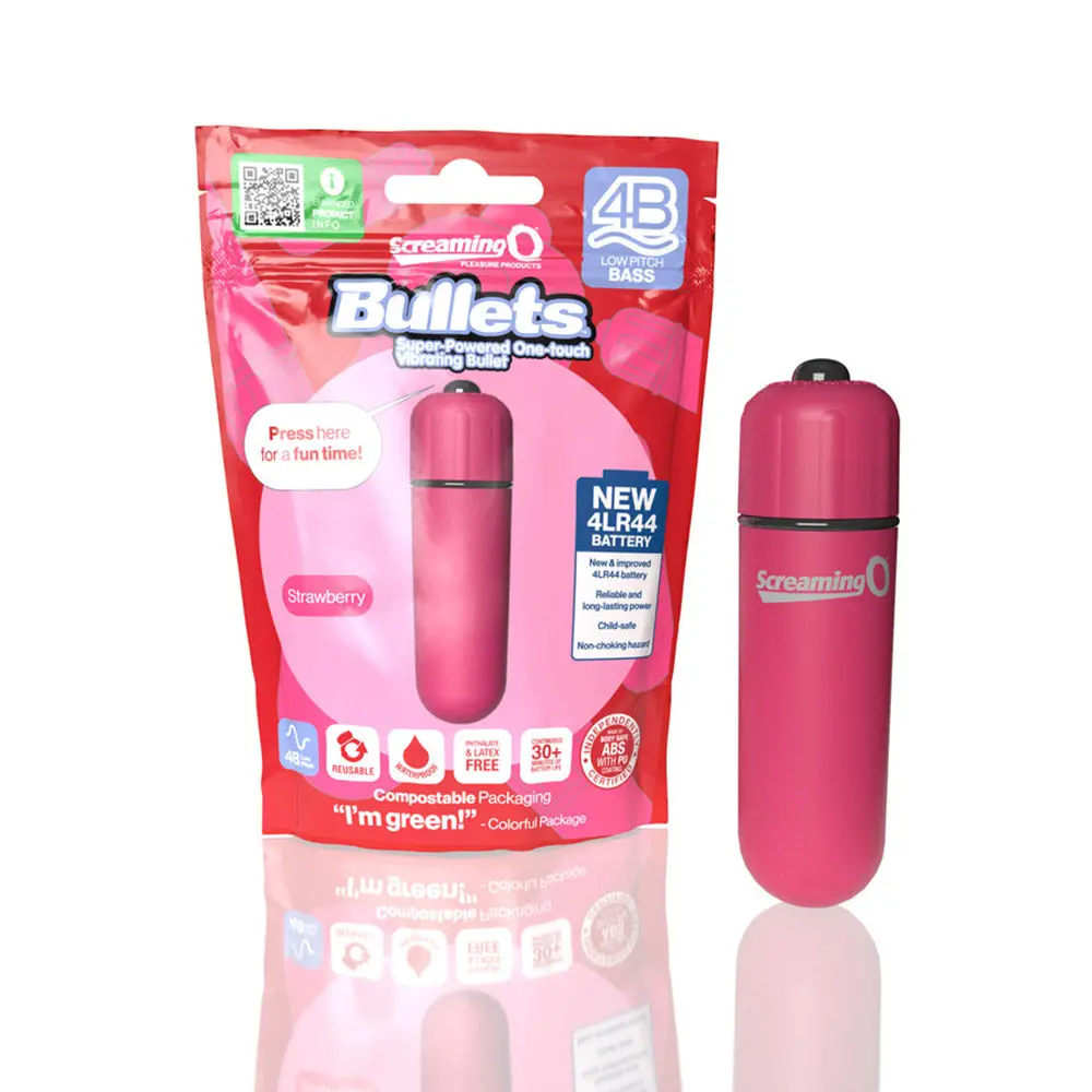Screaming O 4B Bullet Vibrator Strawberry 1