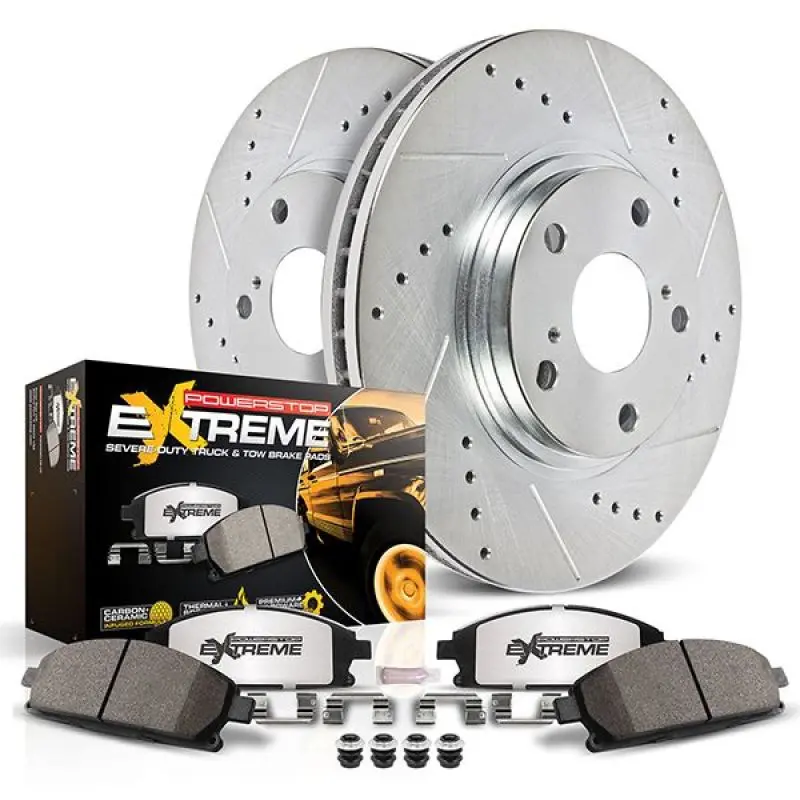 Power Stop 2021 Ford F-150 Rear Z36 Truck & Tow Brake Kit 1