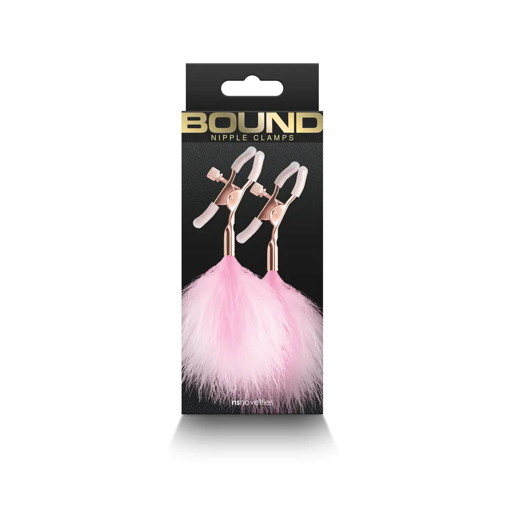 Bound Nipple Clamps F1 Pink 1