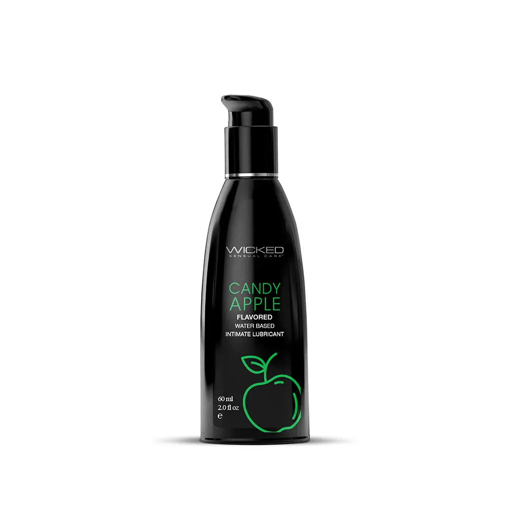Wicked Aqua Candy Apple Water-Based Lubricant 2 Oz. 1