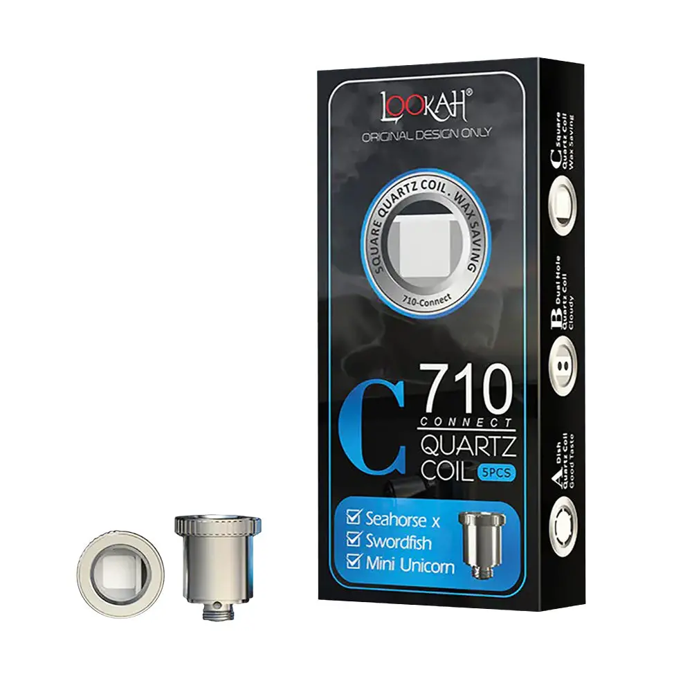 Lookah Seahorse 710 Connect Quartz Coil | Square 1