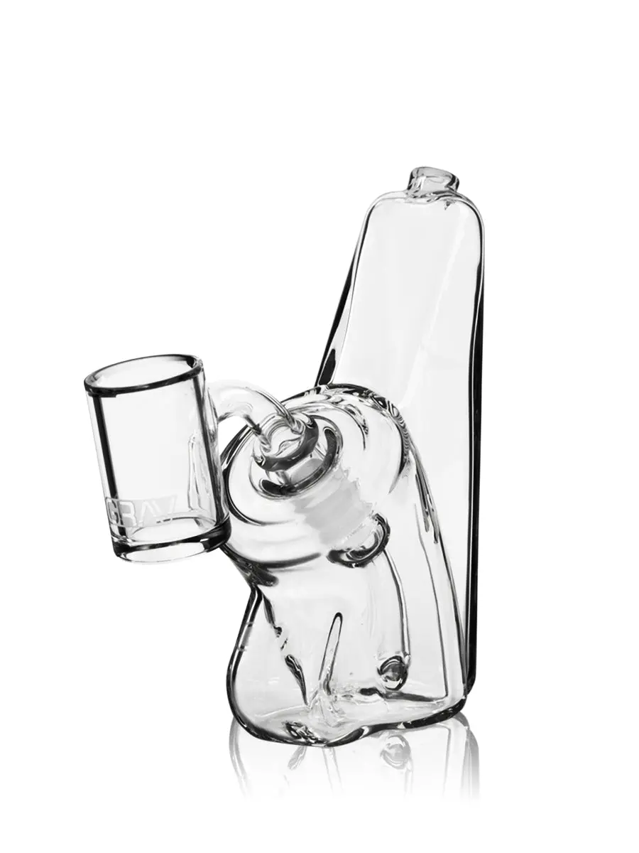 Grav® Wedge Bubbler Rig - Clear 1