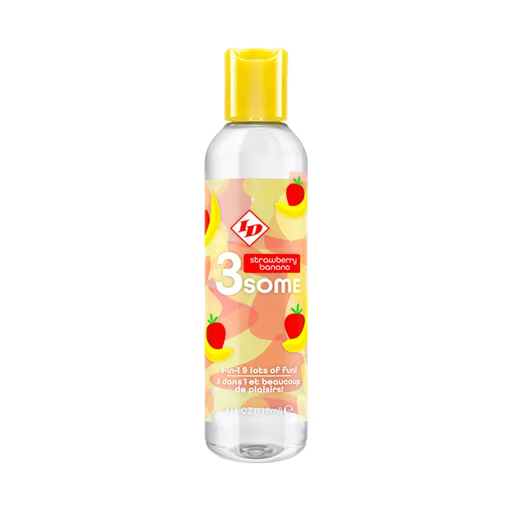 Id 3Some Strawberry Banana Water-Based Lube 1