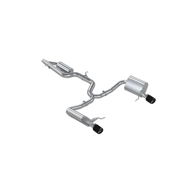 Mbrp 17-19 Vw Golf Sportwagen/Alltrack 1.8T T304ss 3In Cat-Back 2.5In Dual Split Rear W/ Cf Tips 1