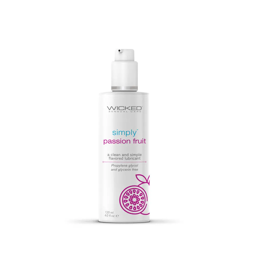 Simply Passion Fruit Flavored Water Based Lubricant 4 Oz. 1