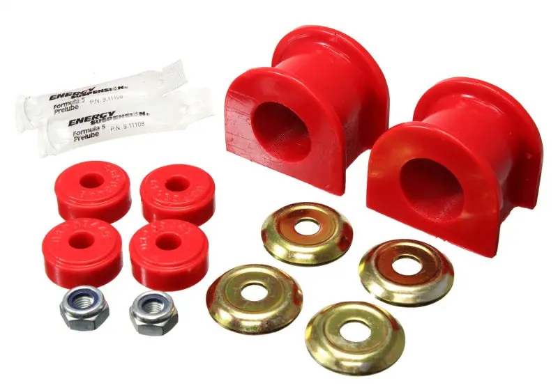 Energy Suspension 05-15 Toyota Tacoma 2Wd 30Mm Front Sway Bar Bushing Set - Red 1