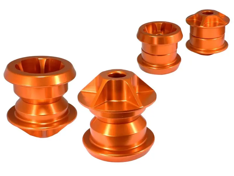 Afe Control Pfadt Series Subframe Mount Set; Chevrolet Camaro 10-14 - Orange 1