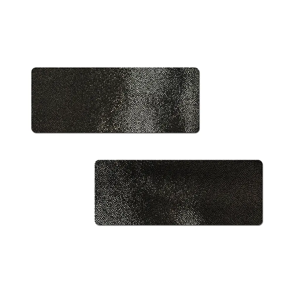 Pastease Matte Black Bar Nipple Pasties 1