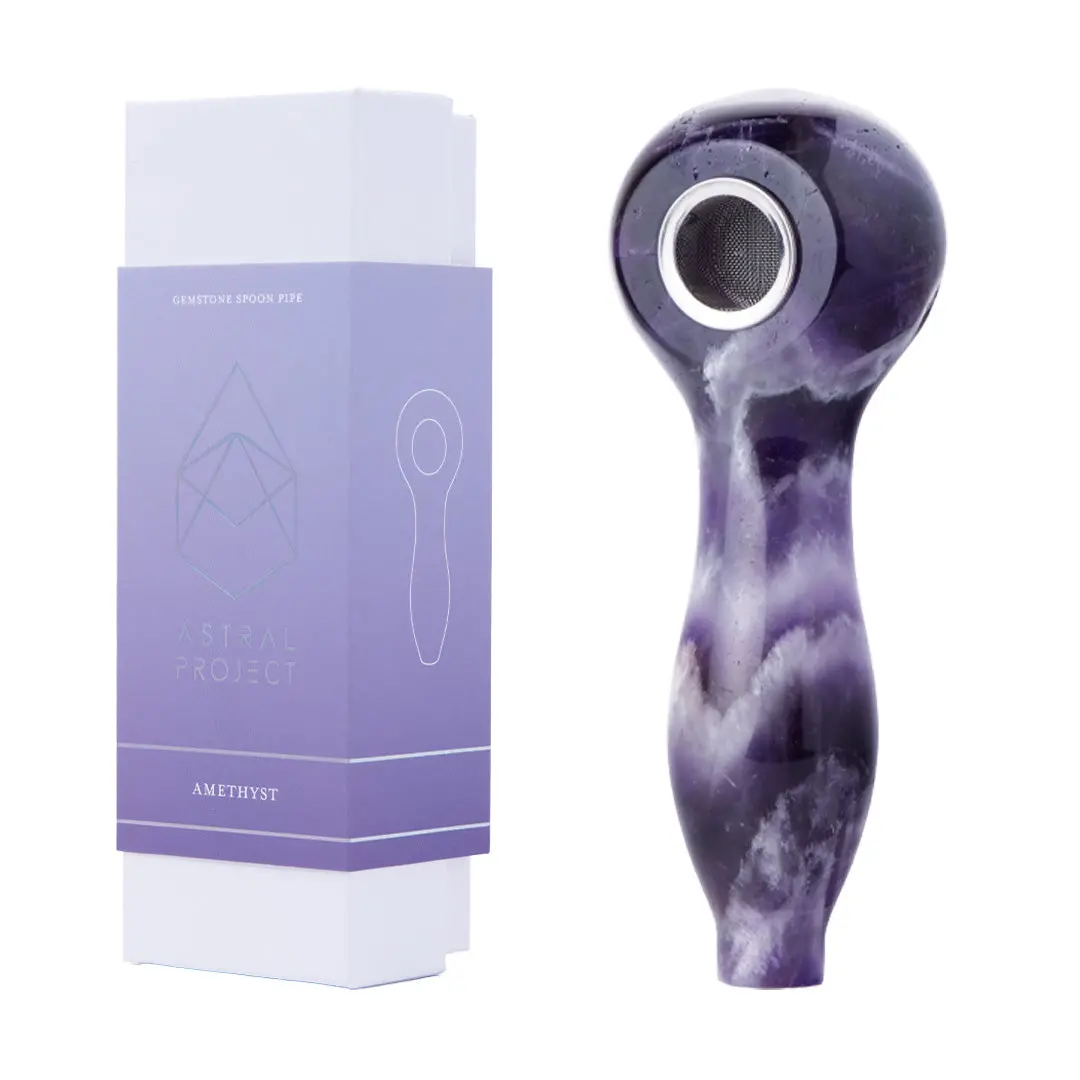 Astral Gemstone Spoon Pipes 4