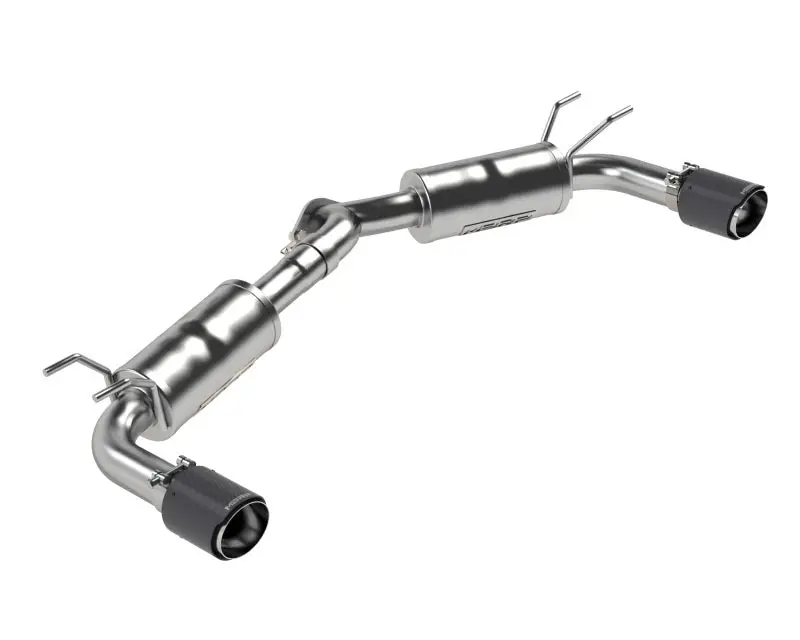 Mbrp 19-23 Mazda 3 Hatchback T304ss 2.5In Axle-Back, Dual Rear Exit W/Carbon Fiber Tips 1
