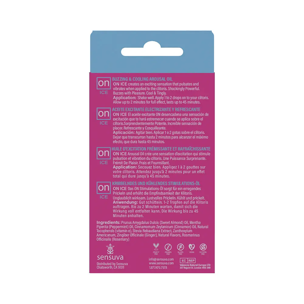 Sensuva On Ice Arousal Oil 5 Ml 2