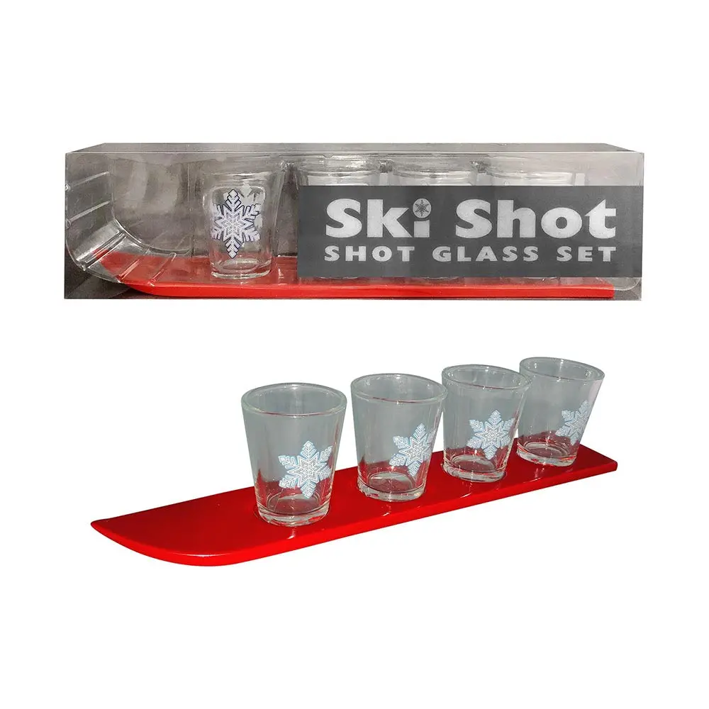 Ski Shot 4-Piece Shot Glass Set 1
