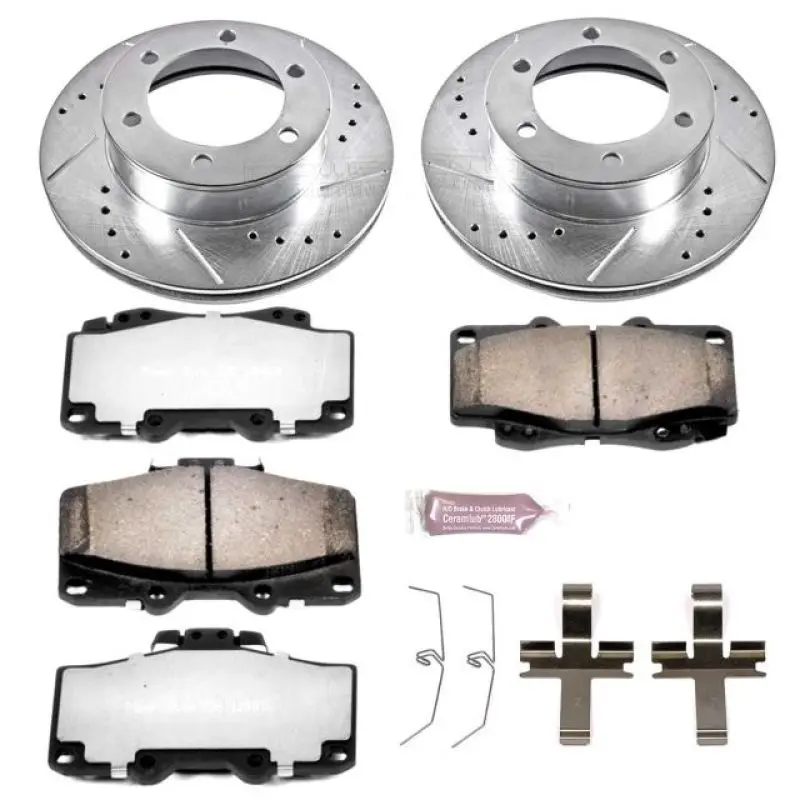 Power Stop 95-02 Toyota 4Runner Front Z36 Truck & Tow Brake Kit 1