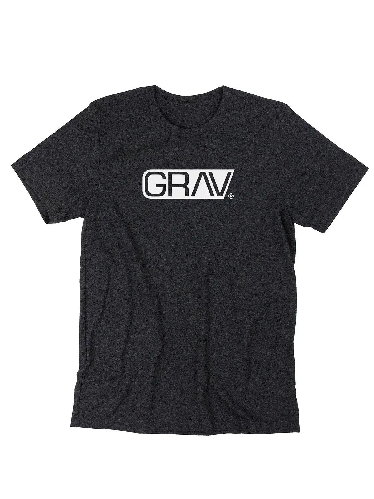 Grav® Heather Black Logo T-Shirt 1