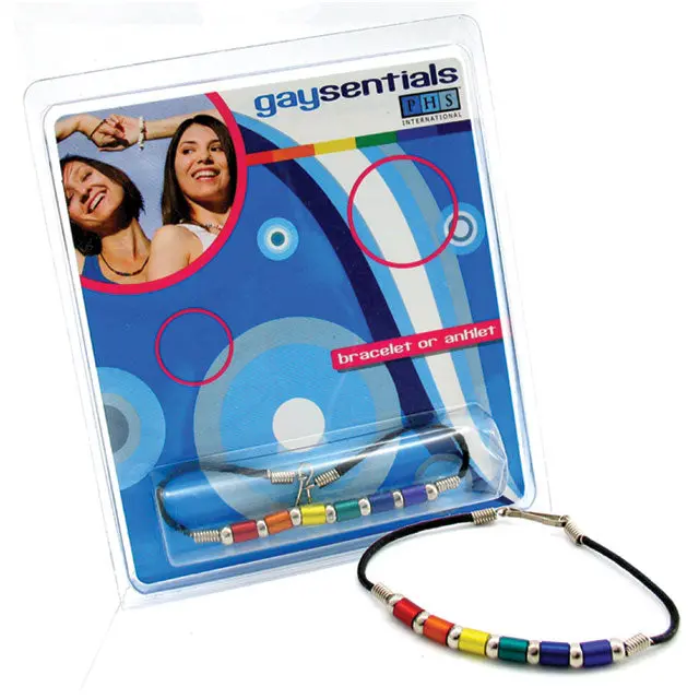 Gaysentials Rainbow Aluminum Tube Bracelet 1
