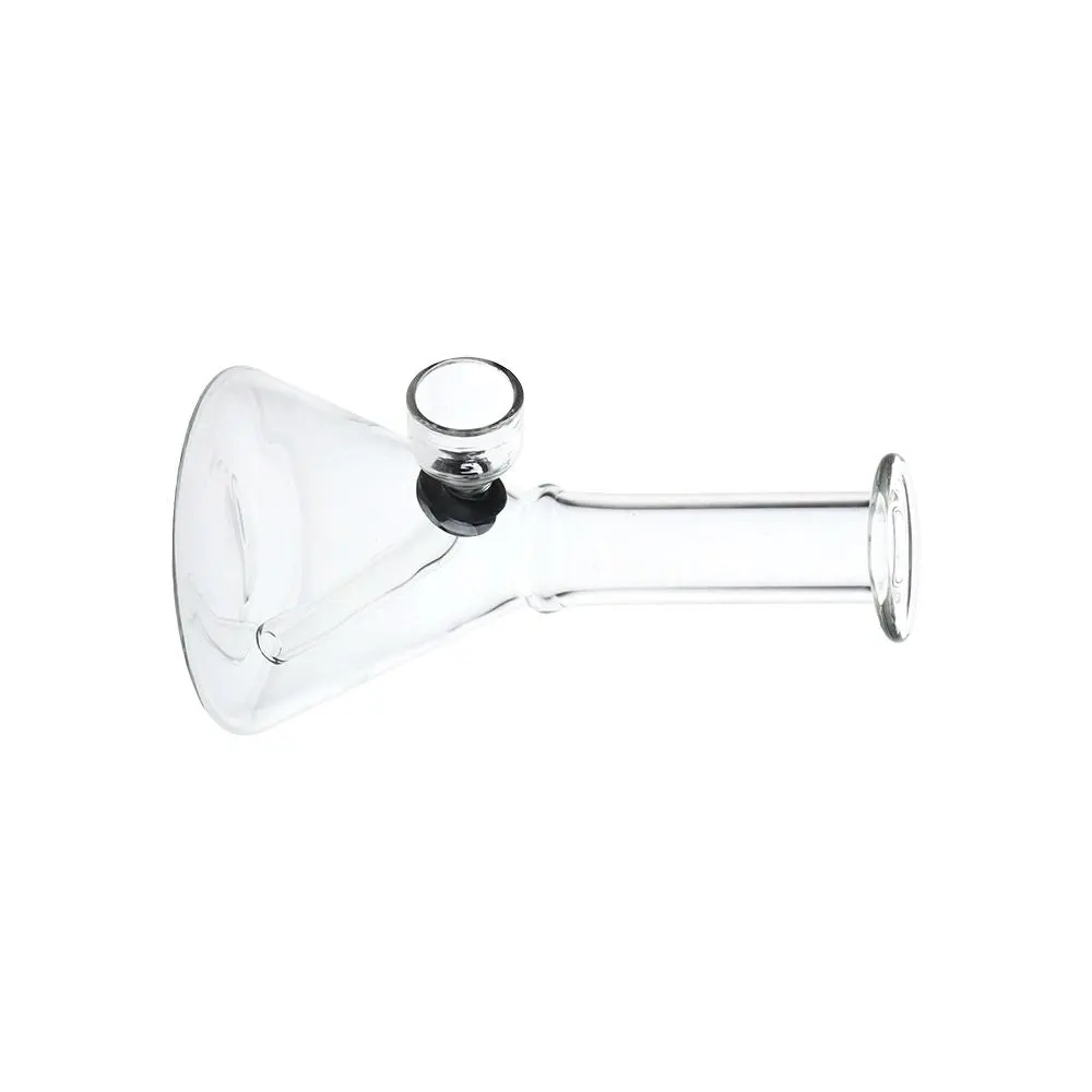 Mini, But Mighty Beaker Glass Water Pipe - 4.75" / Clear 2