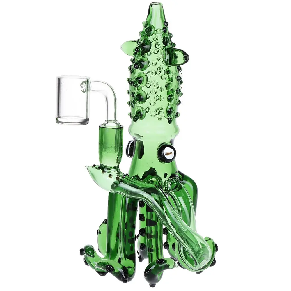 Spiny Squid Glass Dab Rig - 9" / 14Mm F 1