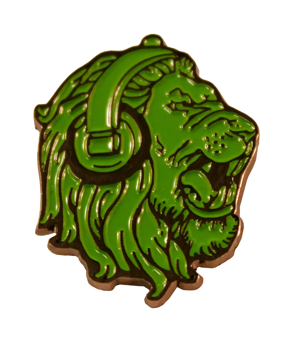 Roar Music Hat Pin 1