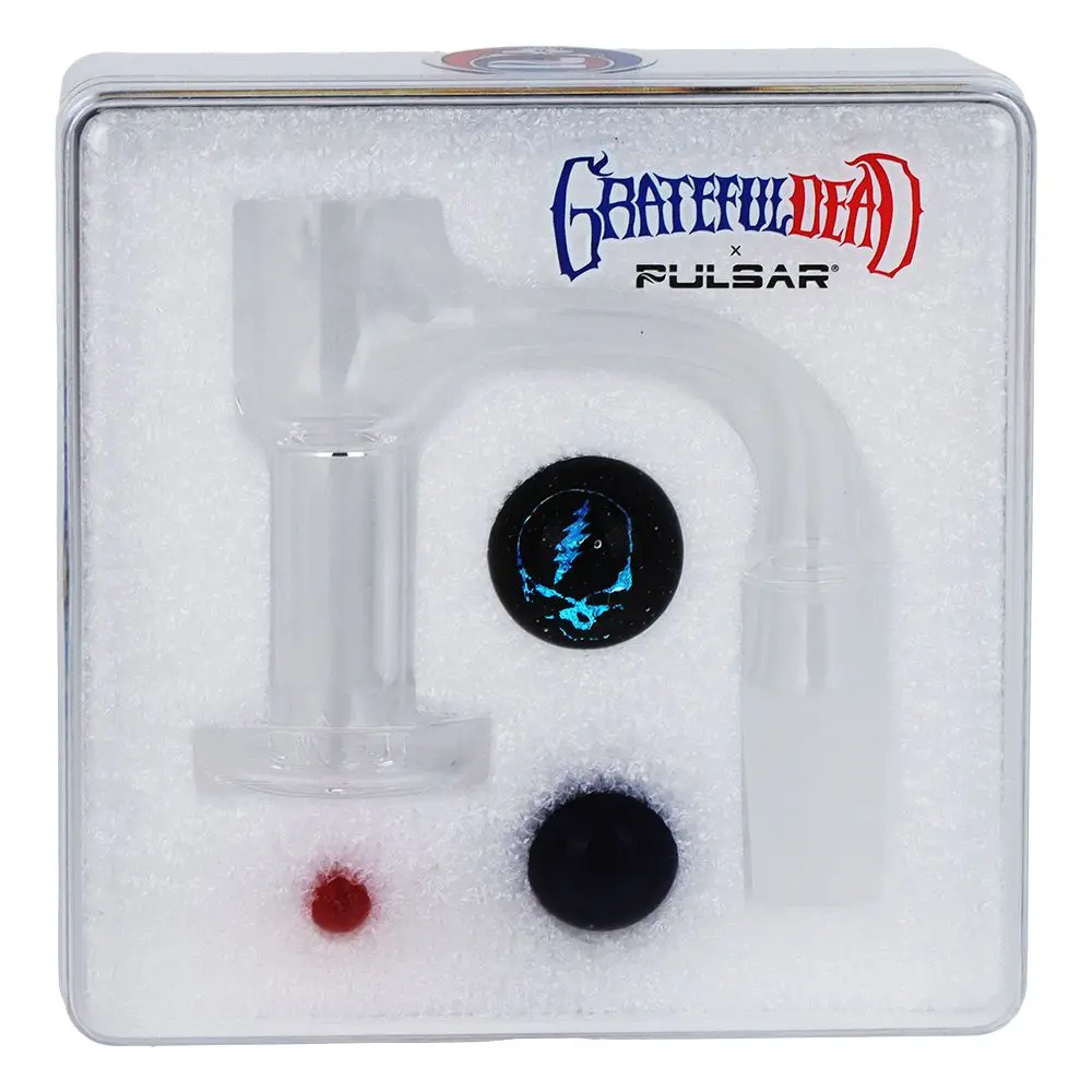 Grateful Dead Terp Slurper Quartz Banger & Marbles Set - 4Pc 1