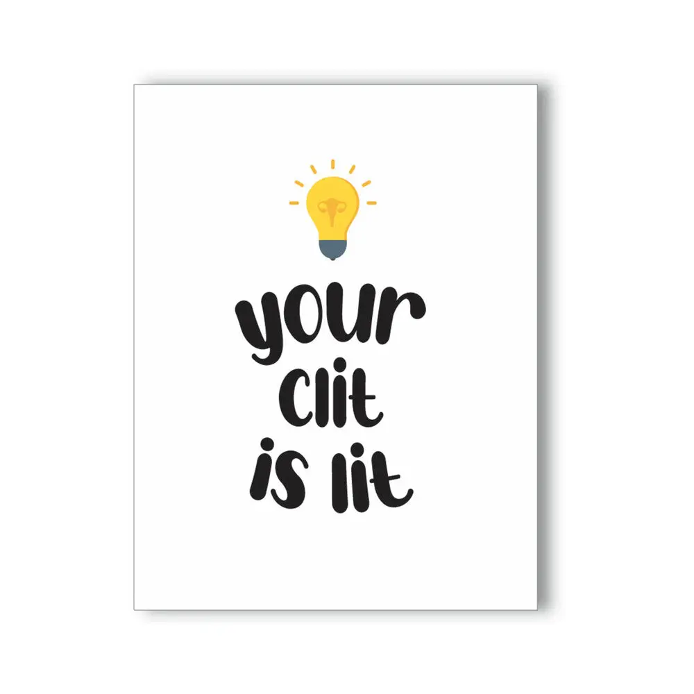 Your Clit Is Lit Naughty Kard 1