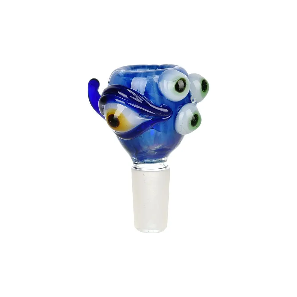Five Eyed Monster Herb Slide - 14Mm M / Colors Vary 1