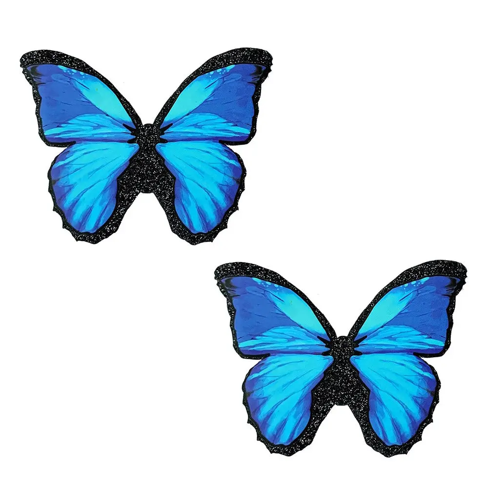 Neva Nude Pasty Butterfly Blue/Black Glitter 1