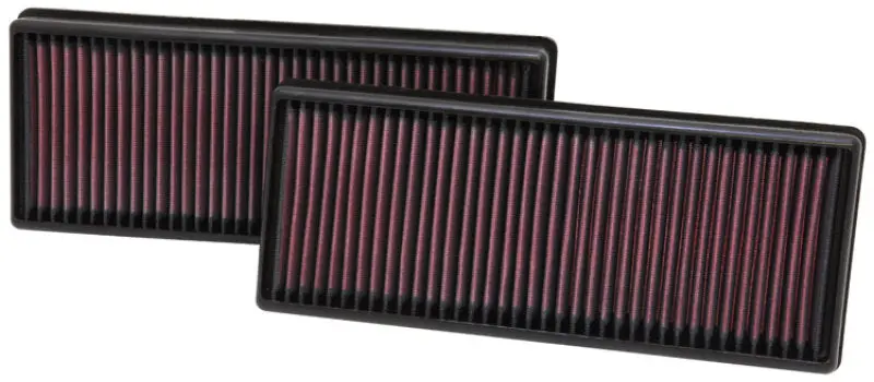 K&N Replacement Air Filter 12.563In O/S Length X 5.25In O/S Width X 1.625In H (Inc 2 Filters) 1