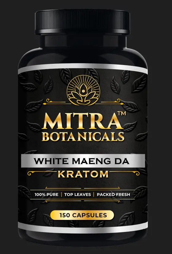 Mitra Botanicals White Maeng Da – Kratom (150 Capsules) 1