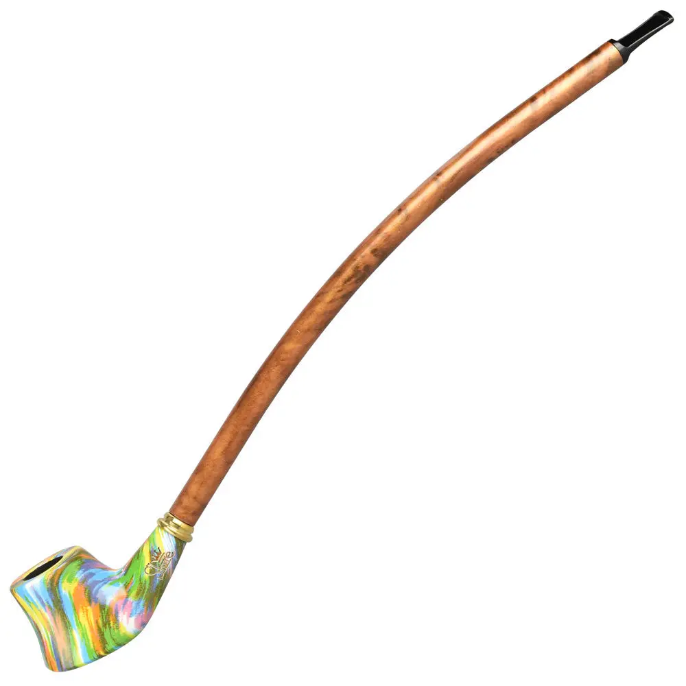 Pulsar Shire Pipes The Komezuka | Volcano Churchwarden Rainbow Wood Pipe 1