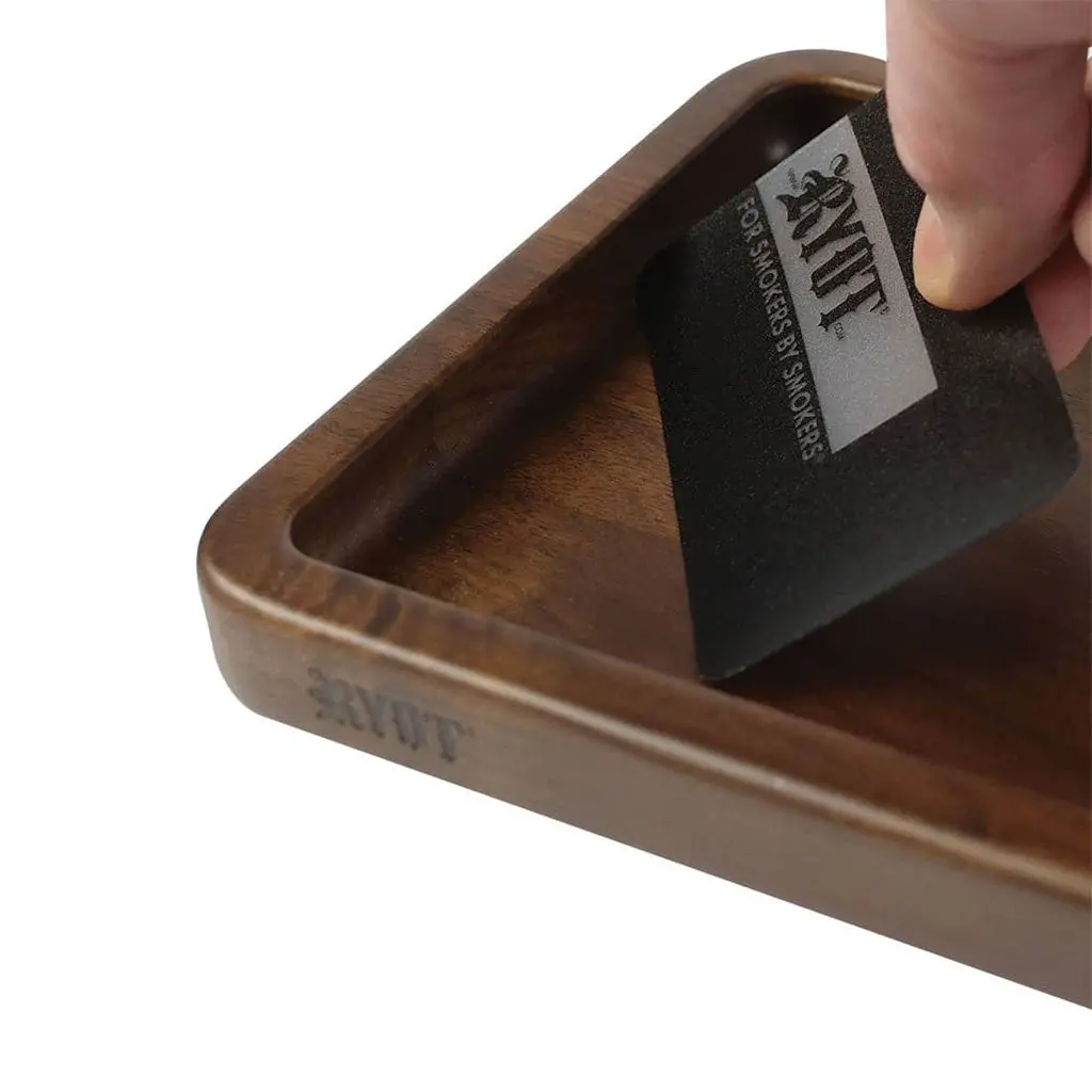 Ryot Walnut Wood Rolling Tray 1