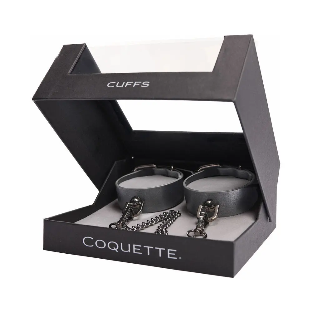 Coquette Pleasure Cuffs Grey 1