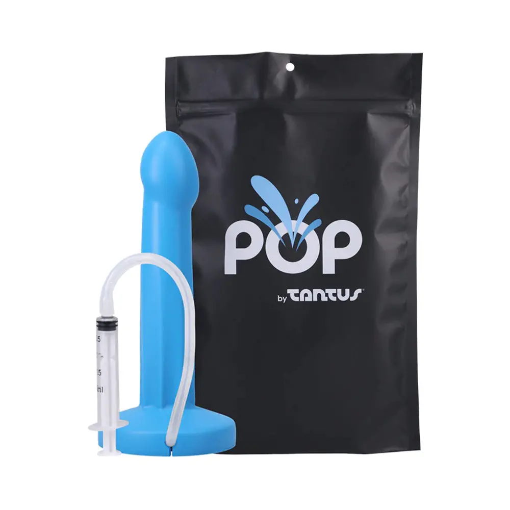 Tantus Pop Squirting Dildo Lagoon (Bag) 1