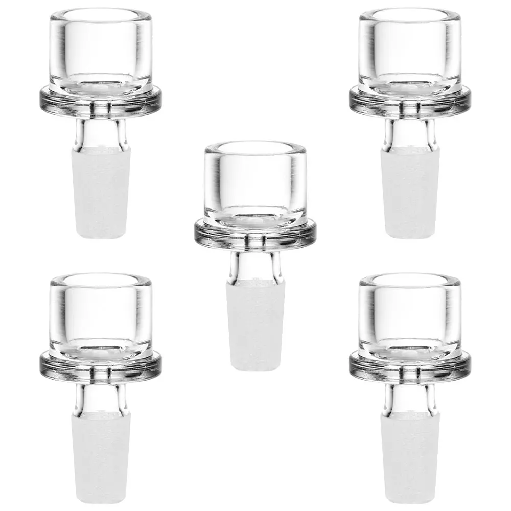 Round Glass Herb Slide - 14Mm M / Clear 10Ct 1