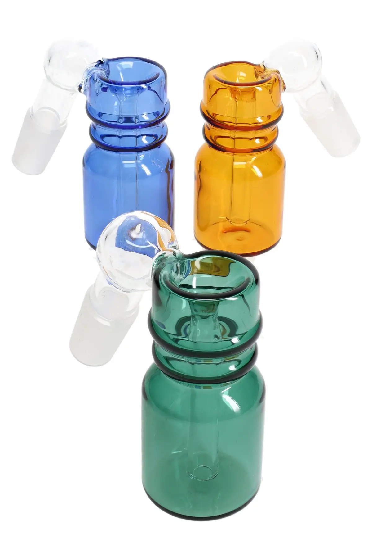 Colored Glass 14.5 Mm Male 45° Ash Catcher “Clean Sweep” – Assorted Colors 1