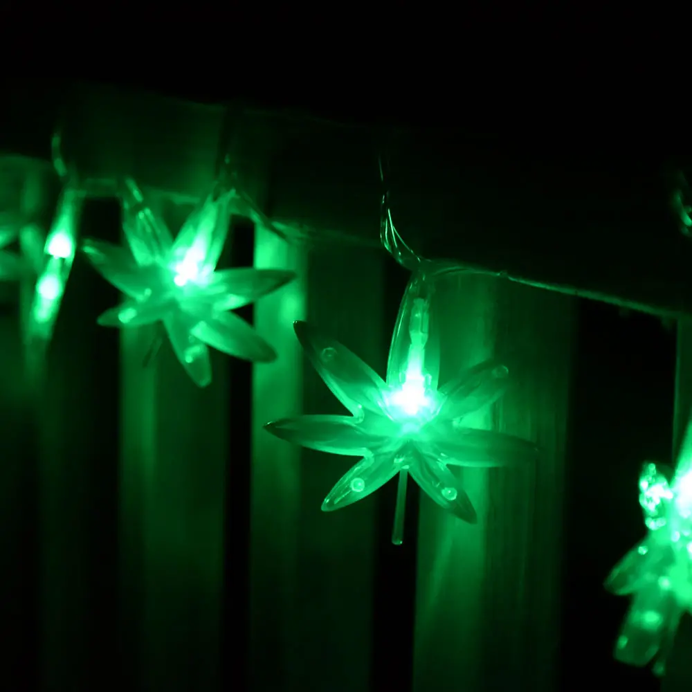 Pulsar High Lights Hemp Leaf Led String Light Set 2