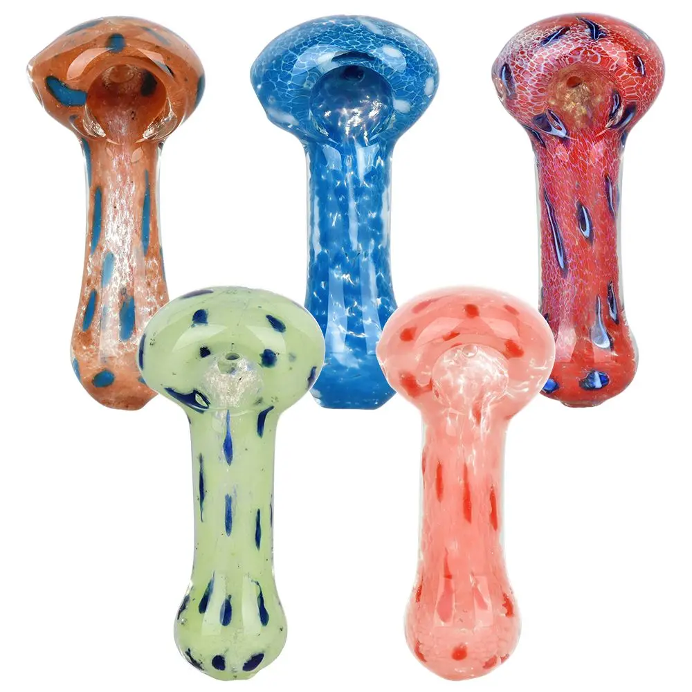 I'm Seeing Spots! Glass Spoon Pipe - 3.5" / Colors Vary 1