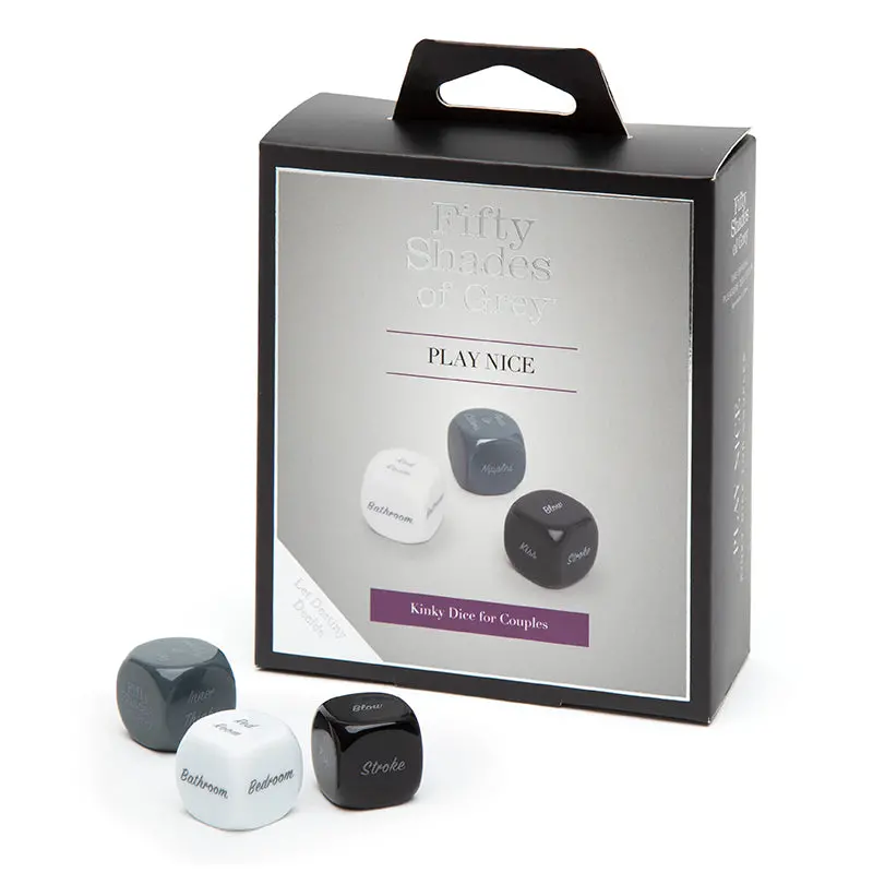 Fifty Shades Of Grey Play Nice Kinky Dice For Couples 1