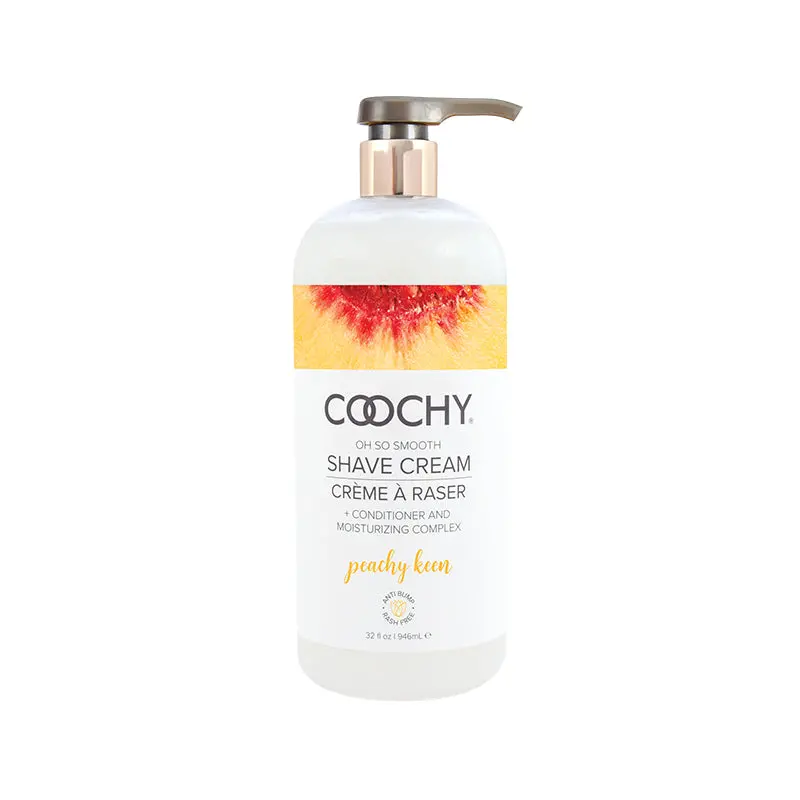 Coochy Shave Cream Peachy Keen 32 Fl.Oz 1